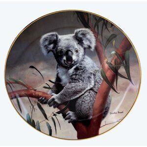 Bradford Exchange WS George Charles Frace Natures Lovables The Koala Bear Plate